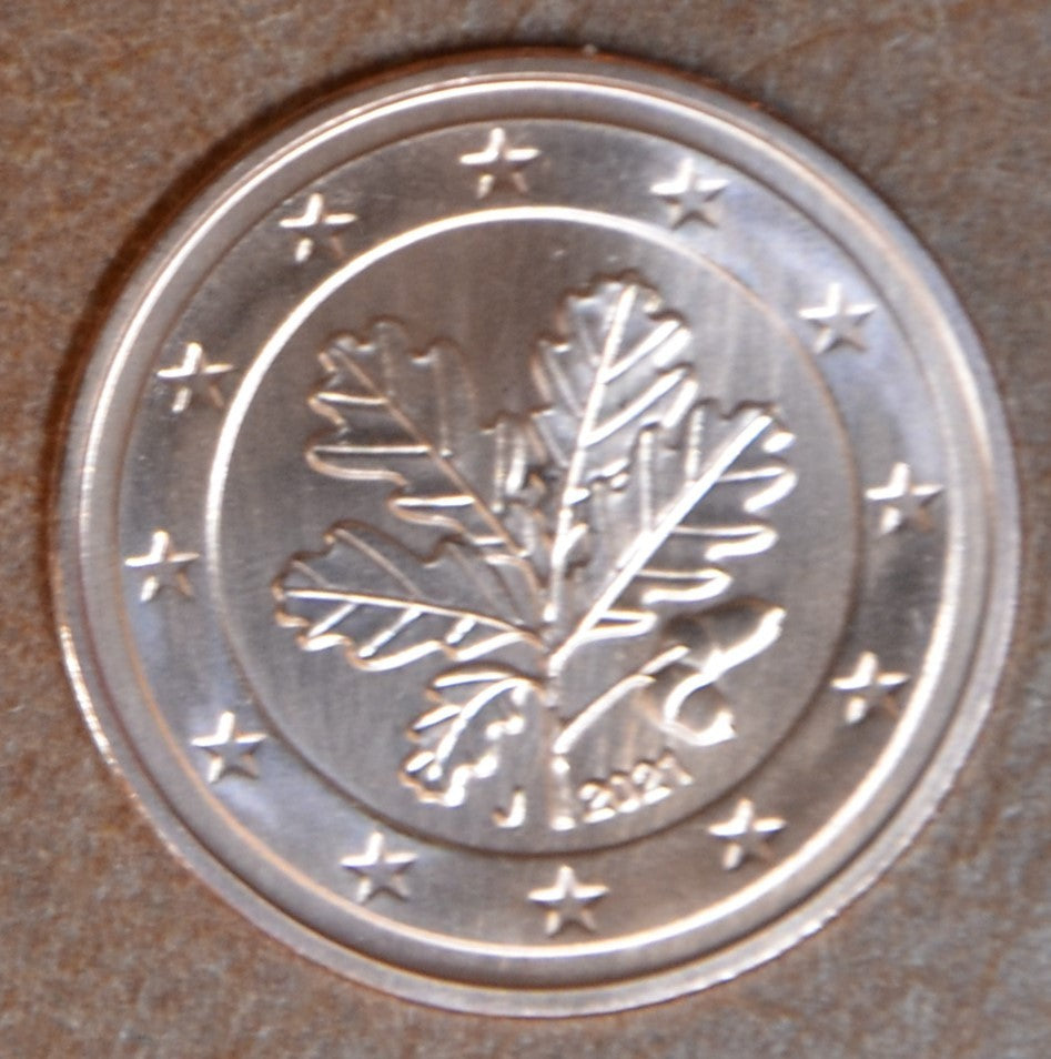 5 cent Nemecko 2021 "J" (UNC)