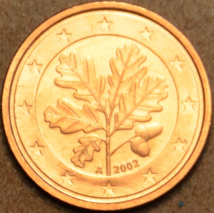 5 cent Nemecko "A" 2002 (UNC)