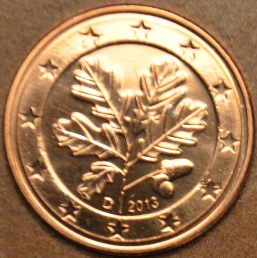 5 cent Nemecko "D" 2013 (UNC)