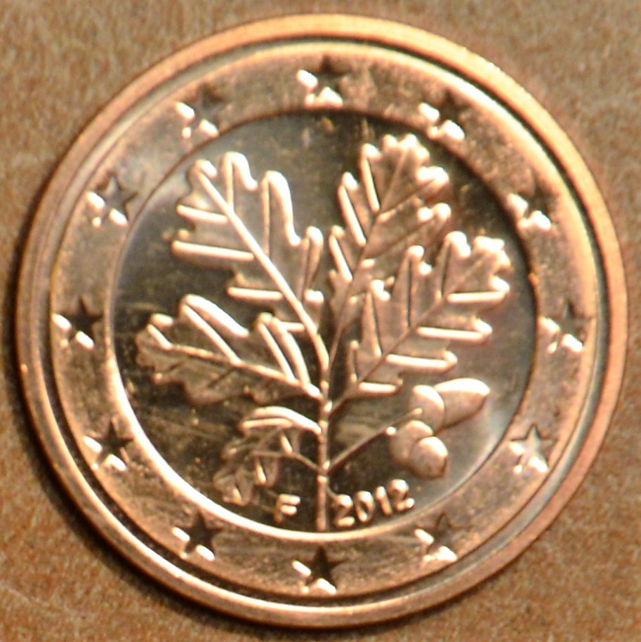 5 cent Nemecko "F" 2012 (UNC)