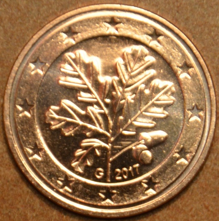 5 cent Nemecko "G" 2017 (UNC)