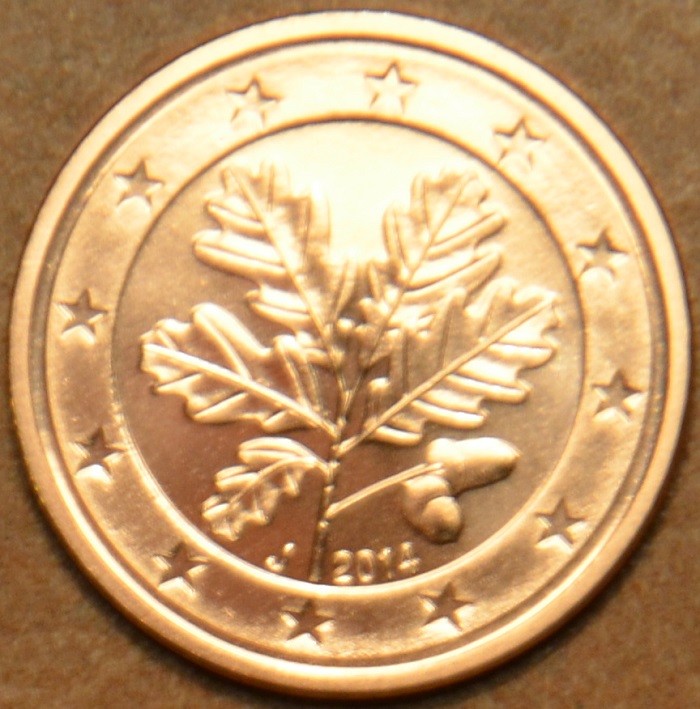 5 cent Nemecko "J" 2014 (UNC)