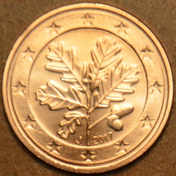 5 cent Nemecko "J" 2017 (UNC)
