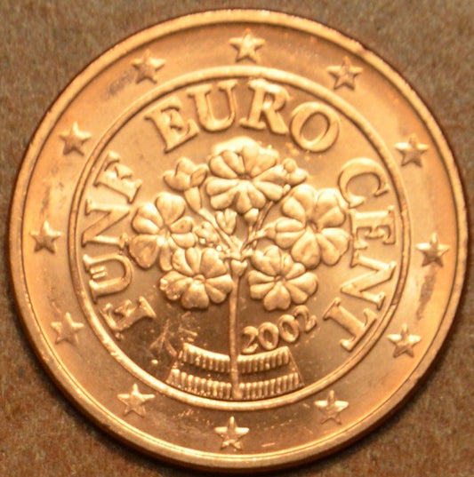 5 cent Rakúsko 2002 (UNC)