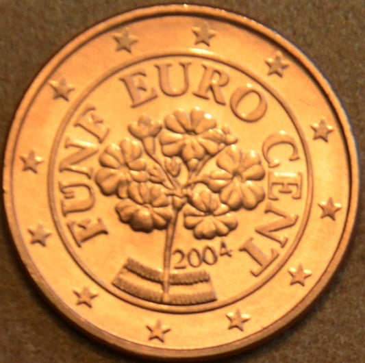 5 cent Rakúsko 2004 (UNC)