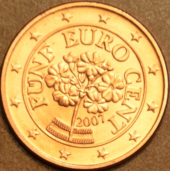 5 cent Rakúsko 2007 (UNC)