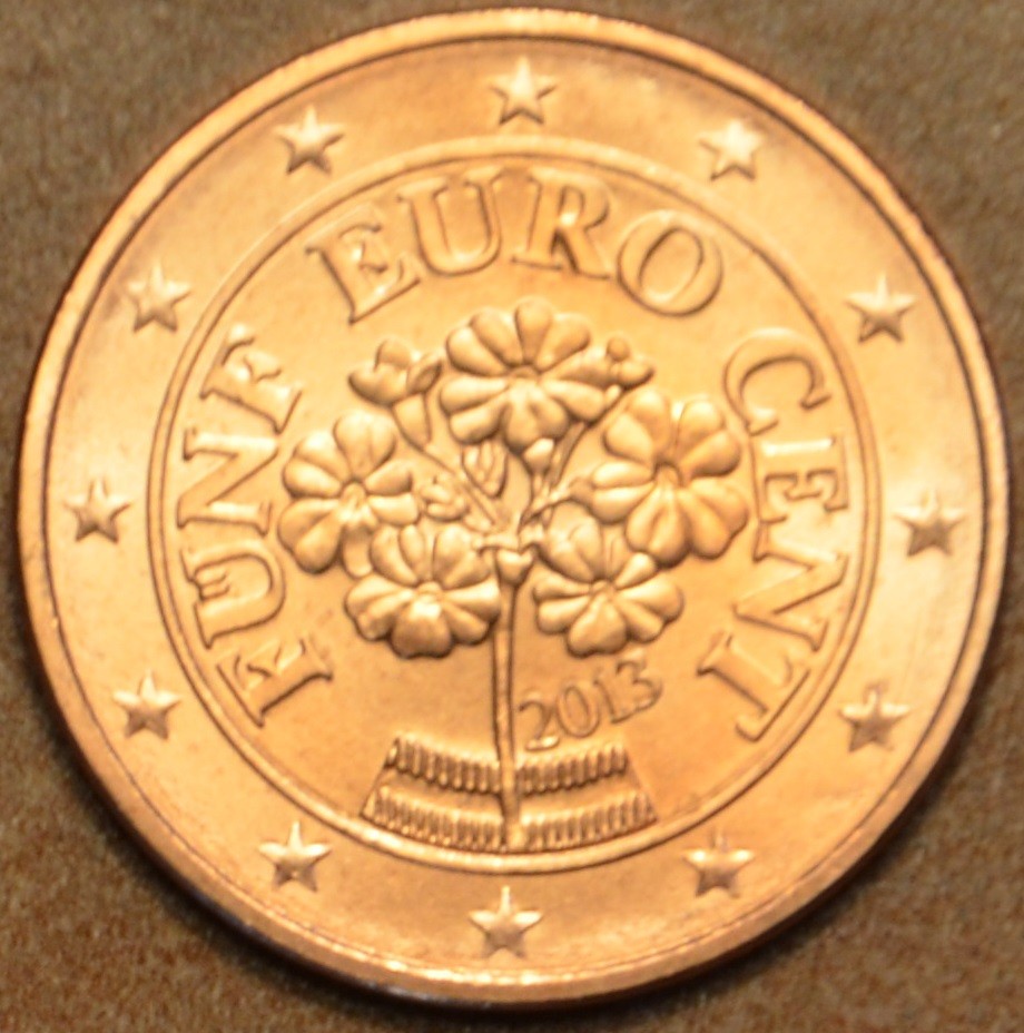 5 cent Rakúsko 2013 (UNC)