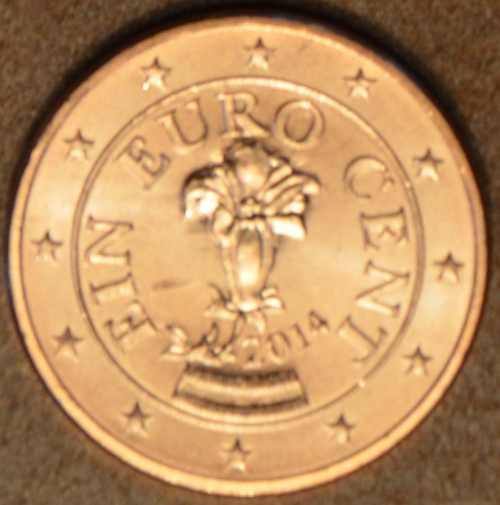 5 cent Rakúsko 2014 (UNC)
