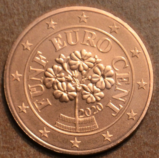 5 cent Rakúsko 2020 (UNC)