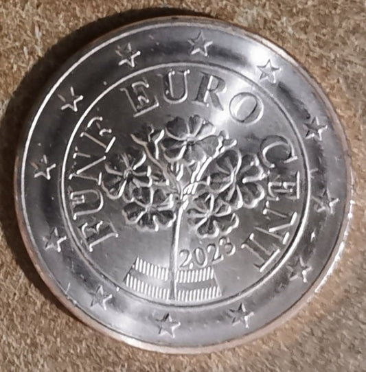5 cent Rakúsko 2023 (UNC)