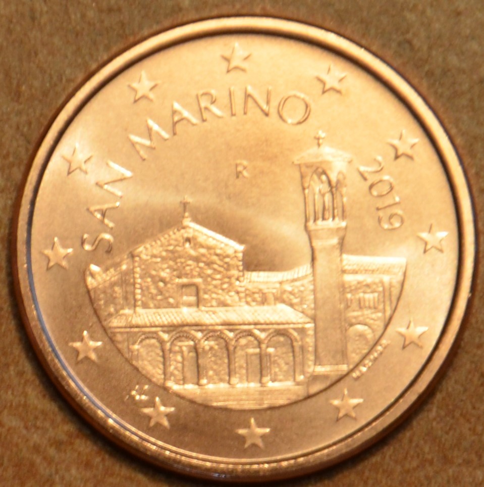 5 cent San Marino 2019 - Nový design (UNC)