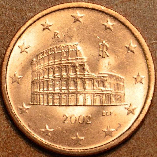 5 cent Taliansko 2002 (UNC)