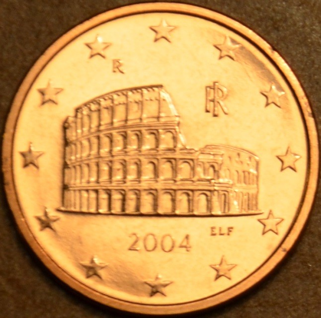 5 cent Taliansko 2004 (UNC)