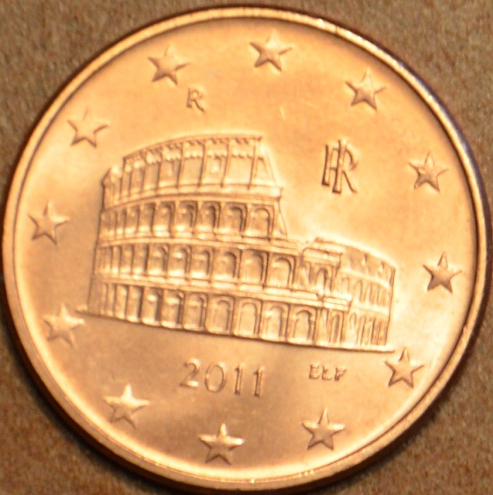 5 cent Taliansko 2011 (UNC)