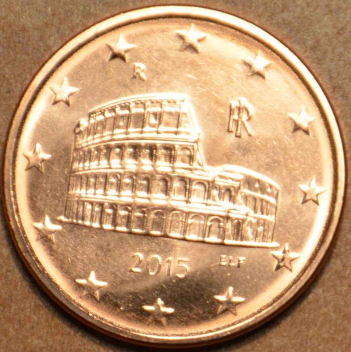 5 cent Taliansko 2015 (UNC)