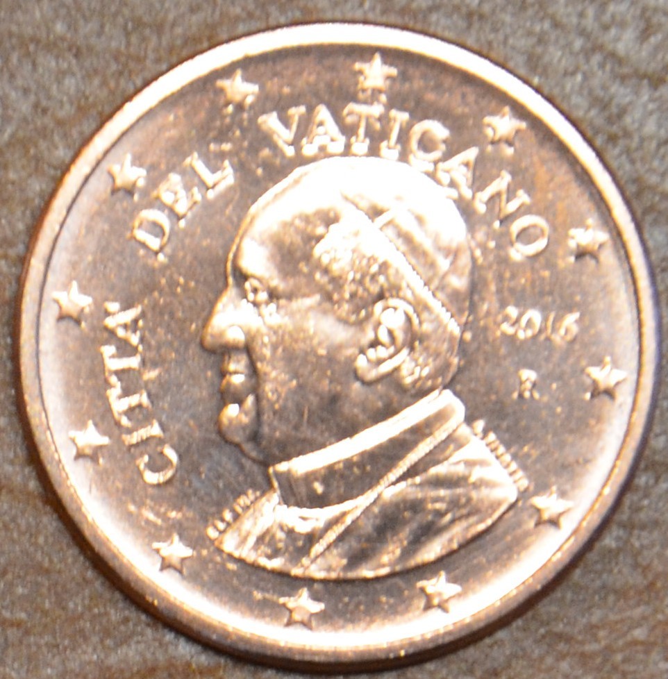 5 cent Vatikán 2016 (BU)