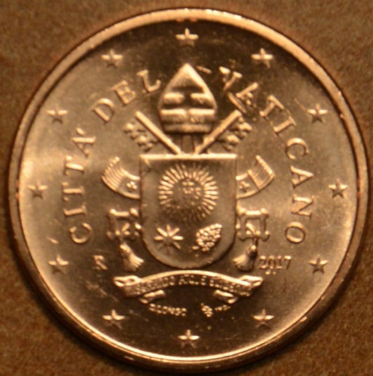 5 cent Vatikán 2017 (BU)