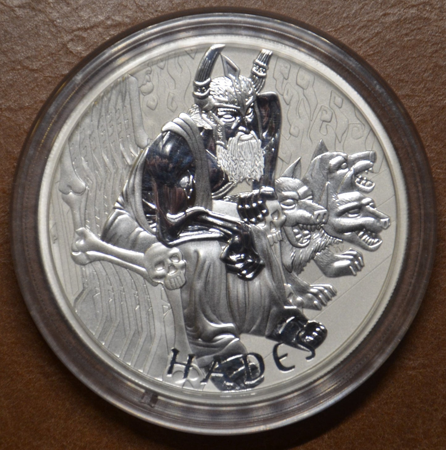 5 dolárov Tuvalu 2021 - Hades (5 oz. Ag)