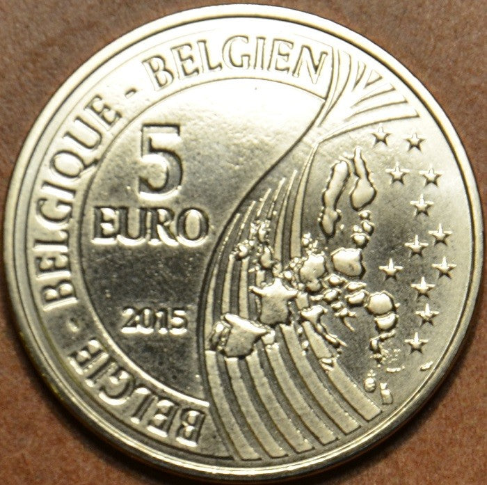 5 Euro Belgicko 2015 Mons (BU)
