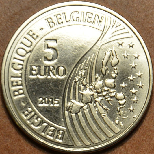 5 Euro Belgicko 2015 Mons (BU)