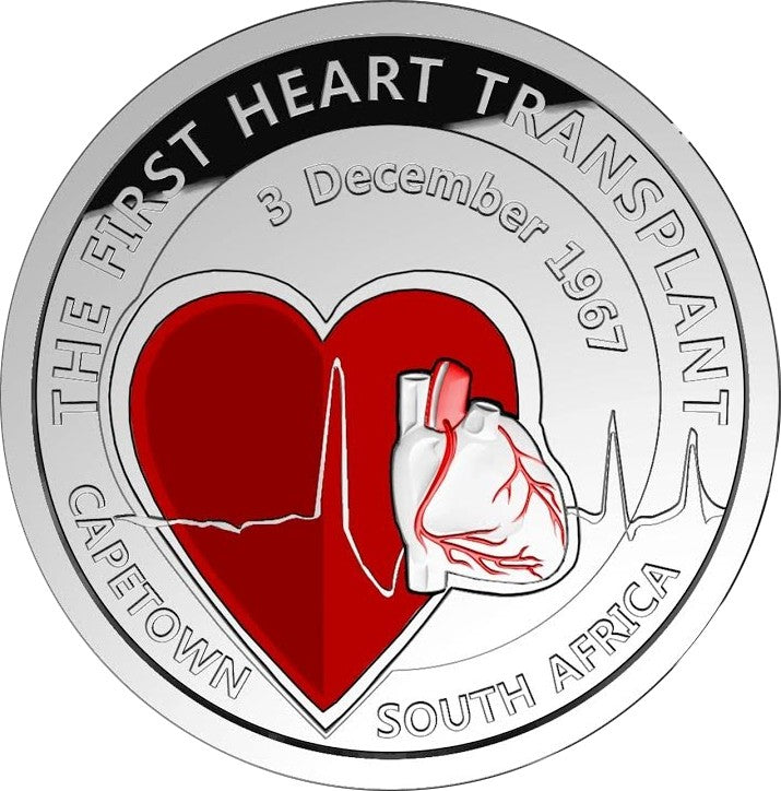 5 Euro Belgicko 2017 Transplantácia srdca  (Proof)