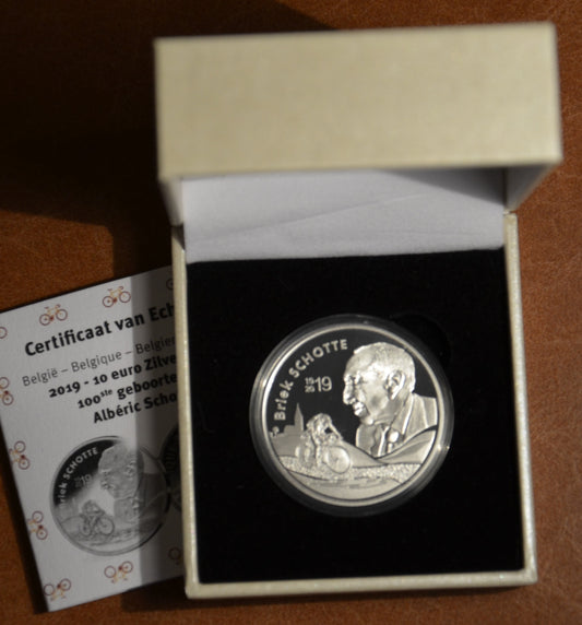 5 Euro Belgicko 2019 - Briek Schotte (Proof)