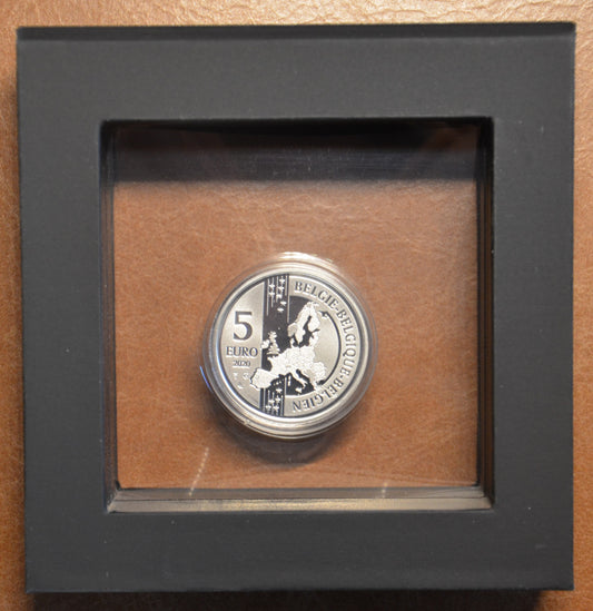 5 Euro Belgicko 2020 - Prvé Európske vlakové spojenie (Proof)
