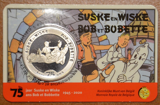 5 Euro Belgicko 2020 Suske & Wiske (BU karta)
