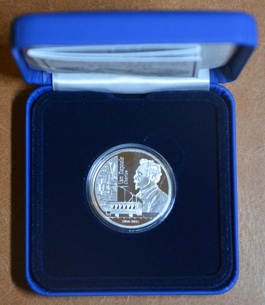 5 Euro Belgicko 2021 - Charles van Depoele (Proof)