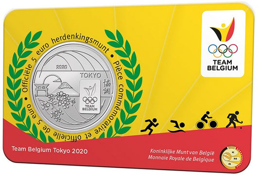 5 Euro Belgicko 2021 Tokyo Team 2000 (BU karta)