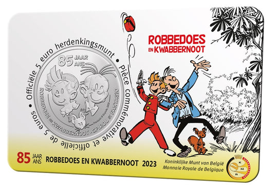 5 Euro Belgicko 2023 Robbedoes (BU karta)