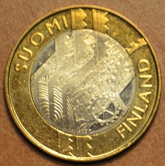 5 Euro Fínsko 2011 - Uusimaa (UNC)