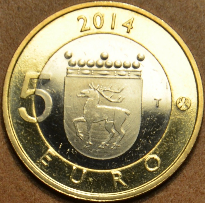 5 Euro Fínsko 2014 - Aland - Orliak bielohlavý  (UNC)
