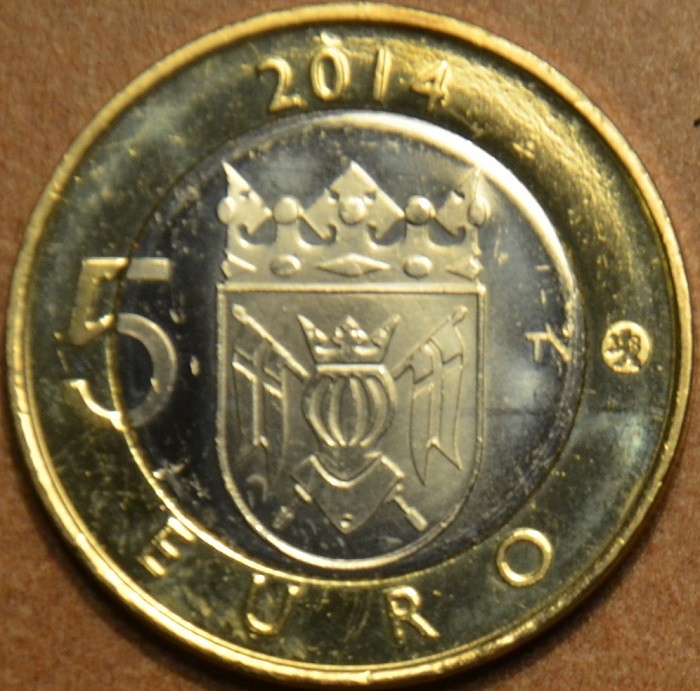 5 Euro Fínsko 2014 - Proper - Líška (UNC)