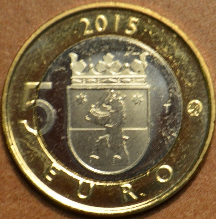 5 Euro Fínsko 2015 - Satakunta - Bobor (UNC)