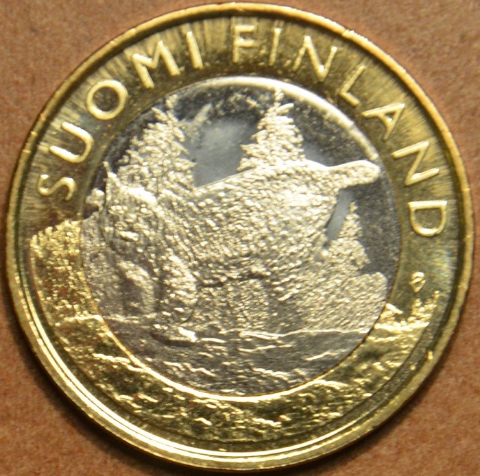 5 Euro Fínsko 2015 - Tavastia - Rys (UNC)