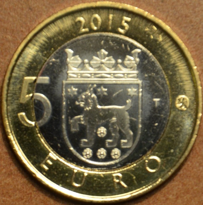 5 Euro Fínsko 2015 - Tavastia - Rys (UNC)