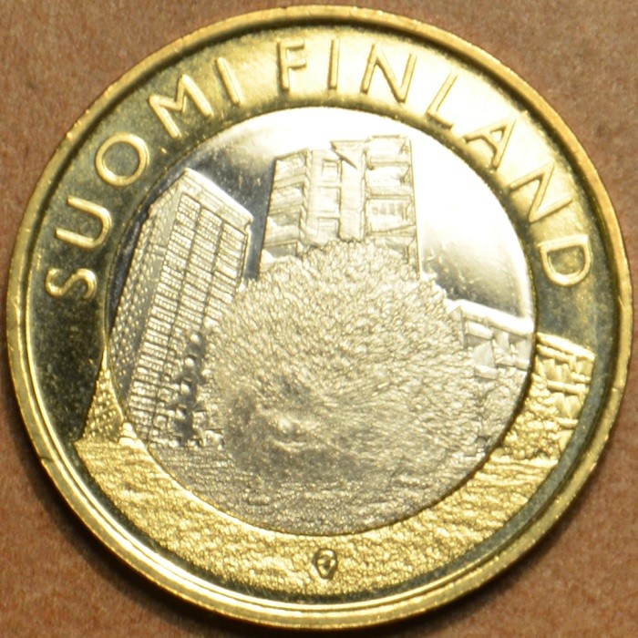 5 Euro Fínsko 2015 - Uusimaa - Jež (UNC)