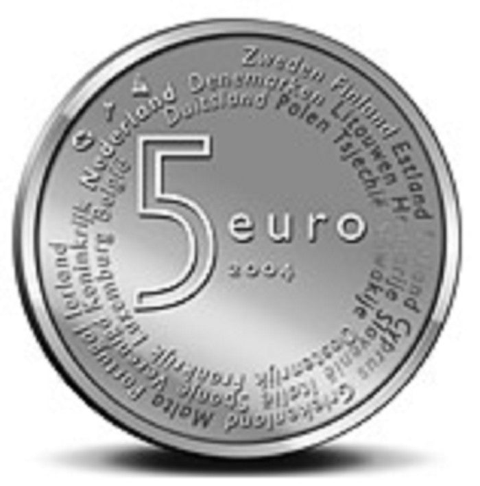 5 Euro Holandsko 2004 - Rozšírenie EU (UNC)