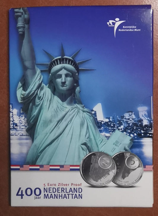 5 Euro Holandsko 2009 - Manhattan (Proof karta)