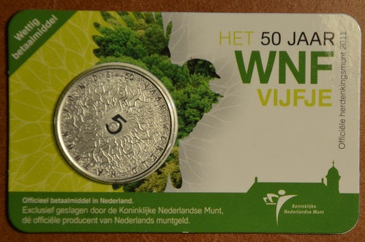 5 Euro Holandsko 2011 - 50 rokov WNF (BU karta)