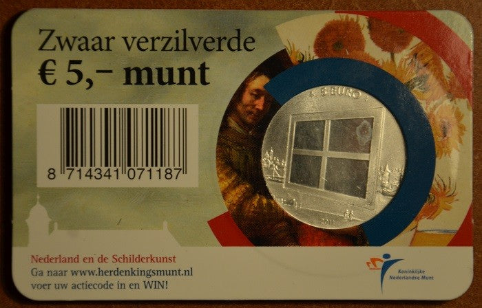 5 Euro Holandsko 2011 - Holandsko a maľba (BU karta)