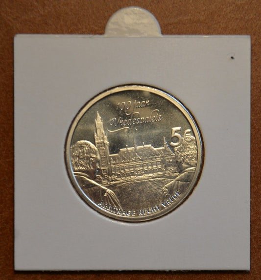 5 Euro Holandsko 2013 Palác mieru (UNC)