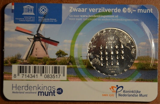 5 Euro Holandsko 2014 Mlyn (UNC karta)
