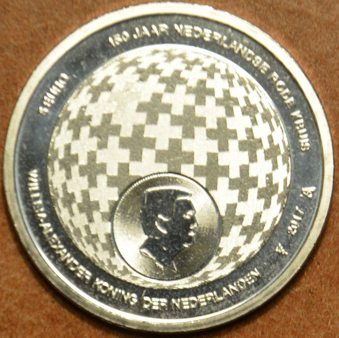 5 Euro Holandsko 2017 - Červený kríž (BU karta)