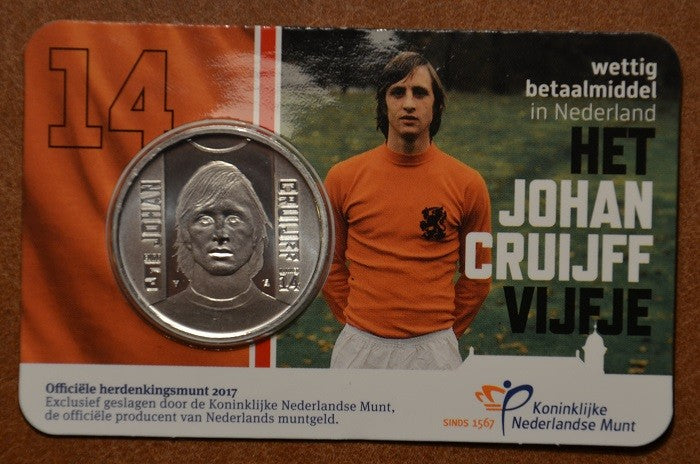 5 Euro Holandsko 2017 - Johan Cruijff (UNC)