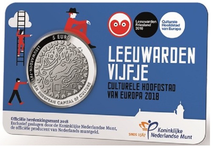 5 Euro Holandsko 2018 - Leeuwarden (UNC)