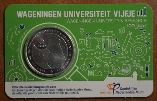 5 Euro Holandsko 2018 - Wageningen (UNC)