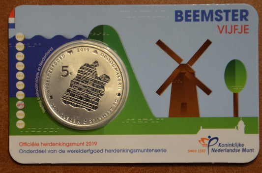 5 Euro Holandsko 2019 -Beemster (UNC)