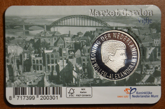 5 Euro Holandsko 2019 - Market garden (UNC)